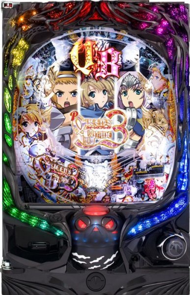 画像1: Pクイーンズブレイド3 レイナVer. (中古パチンコ) (1)
