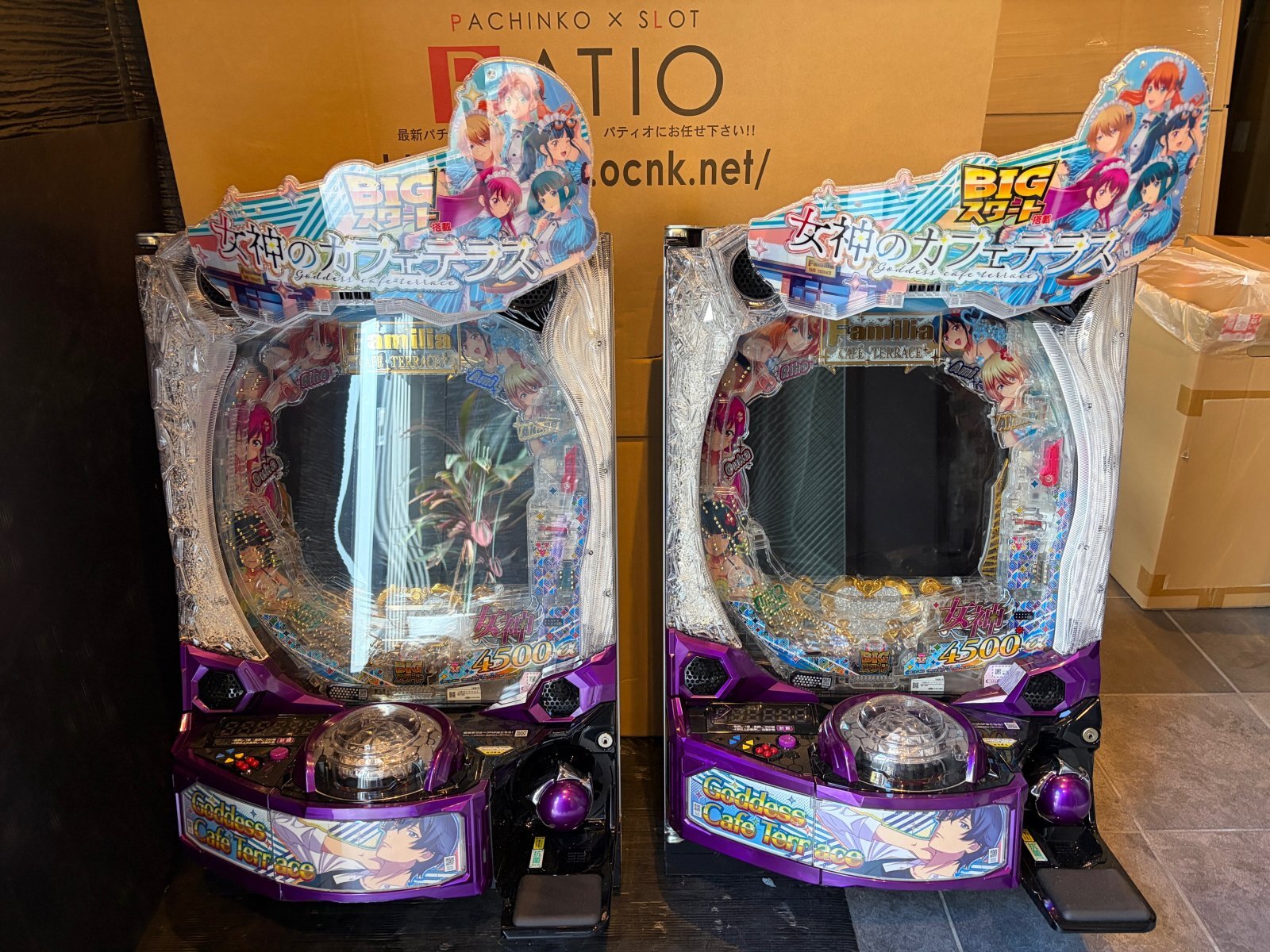 『話題の最新台!!』スマパチe女神のカフェテラス　　🔳限定2台限り!!